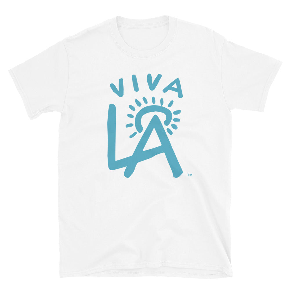 Viva LA Logo Tee White Sky